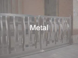 imagen barandilla de metal